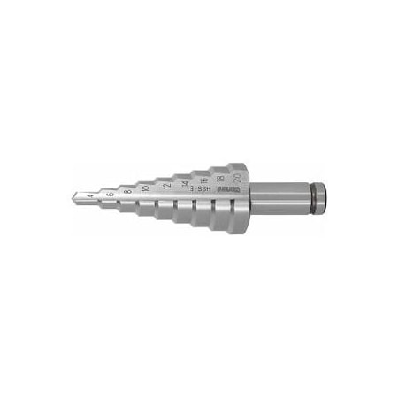 Garant Stepped drill HSS-E, uncoated, Cutter Dia. 4-20mm 118320 4-20